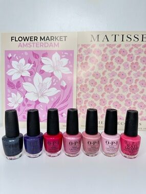 Set of 7 OPI Nail Lacquer Nail Polishes